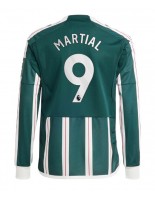 Manchester United Anthony Martial #9 Vieraspaita 2023-24 Pitkähihainen